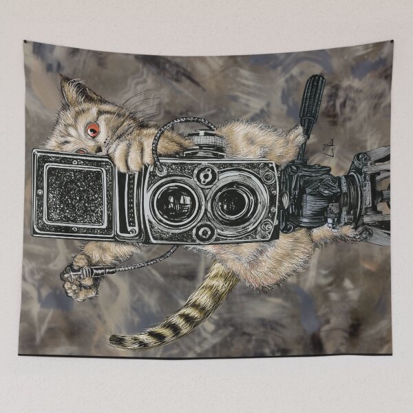 Item preview, Catographer Cat Photographer Kitty Camerman designed and sold by oz10.