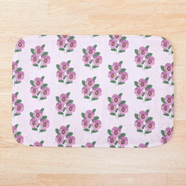 Item preview, Pink pansies with green leaves designed and sold by IrynaAlex.