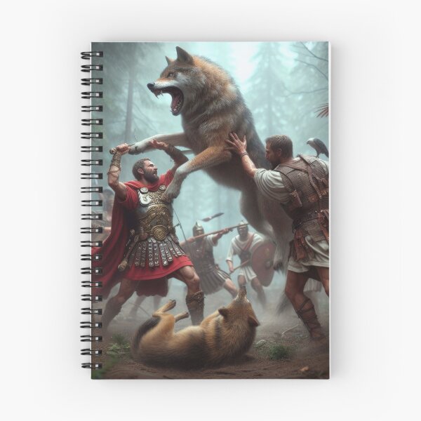 Item preview, Romans Attacked by Wolves designed and sold by BigBadWaxMan.