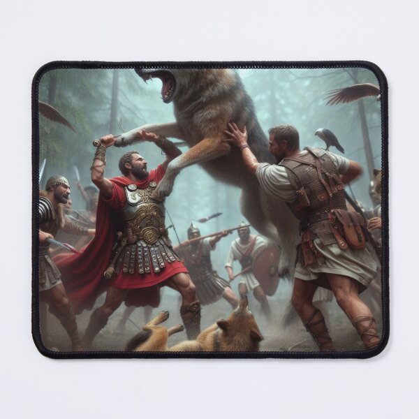 Item preview, Romans Attacked by Wolves designed and sold by BigBadWaxMan.