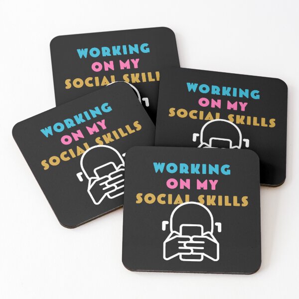 Item preview, Working on my social skills designed and sold by WhackoDesigns.