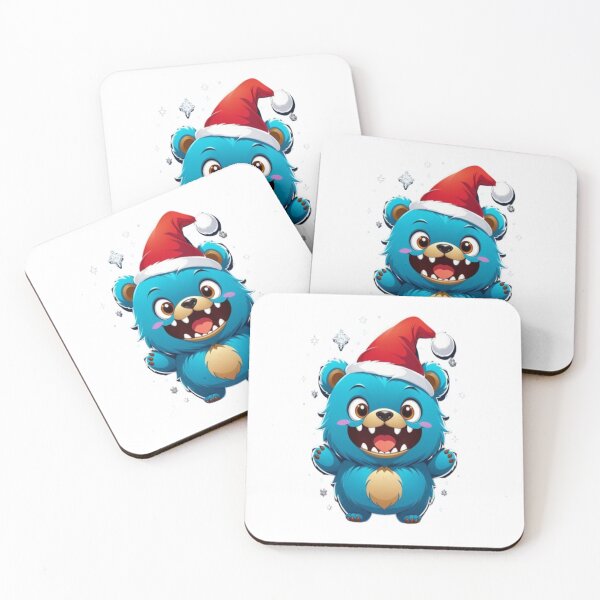 Item preview, Christmas Cute bear monster  designed and sold by Ella_Sketch.