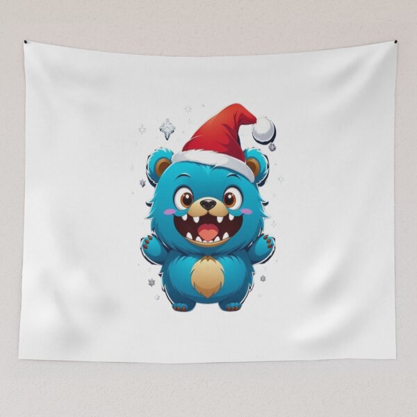 Item preview, Christmas Cute bear monster  designed and sold by Ella_Sketch.