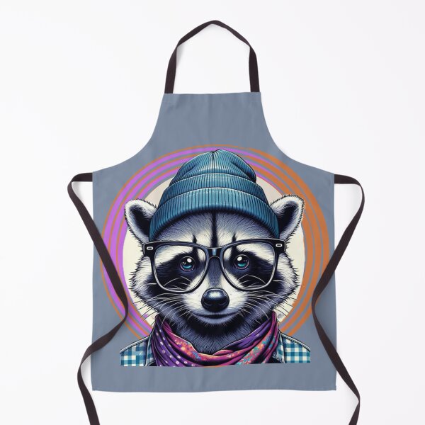 Item preview, Mapache hipster con eclipse solar designed and sold by Chaput Store.