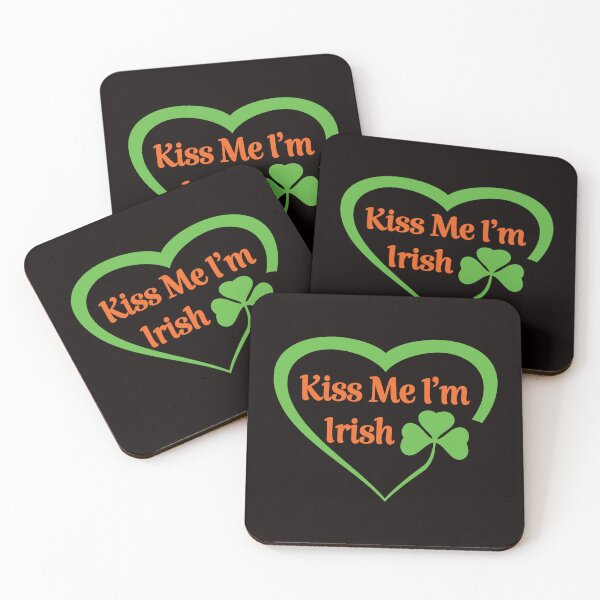 Aperçu de l'œuvre Embrasse moi je suis Irlandais créée et vendue par Freshinkshop.
