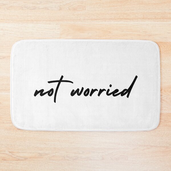 Item preview, not worried | emotion and mood  designed and sold by Therapy by Sen.