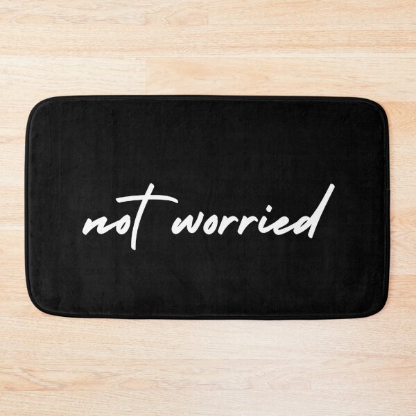 Item preview, not worried | emotion and mood  designed and sold by Therapy by Sen.