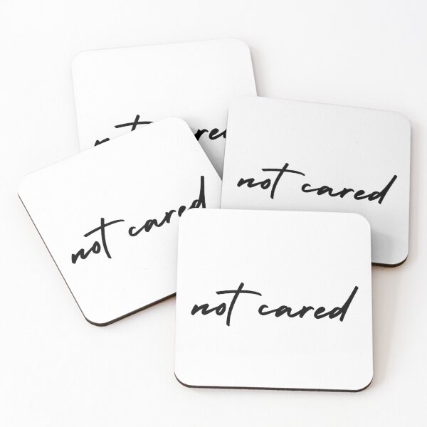 Item preview, not cared | emotion and mood  designed and sold by Therapy by Sen.
