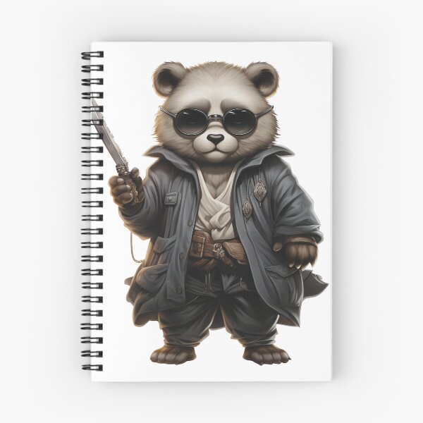Item preview, Panda with sunglasses holding a knife designed and sold by HellsingDesigns.