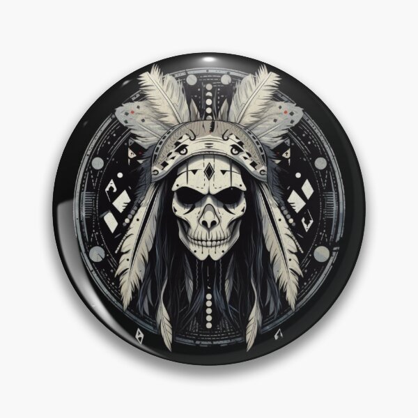 Item preview, NATIVE AMERICAN SKULL 4 designed and sold by justyna-s28.