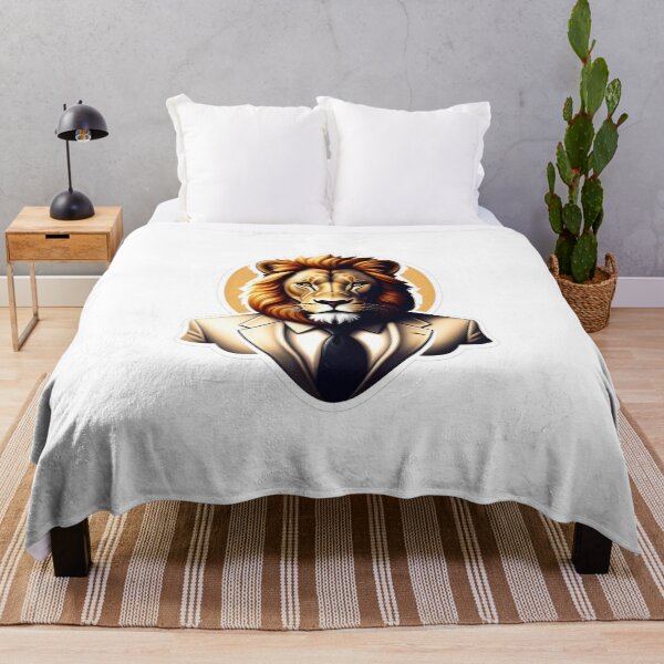 Item preview, Lion in a business suit designed and sold by kuhlartde.