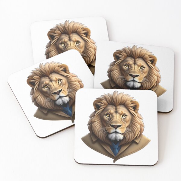 Item preview, Lion in a suit designed and sold by kuhlartde.
