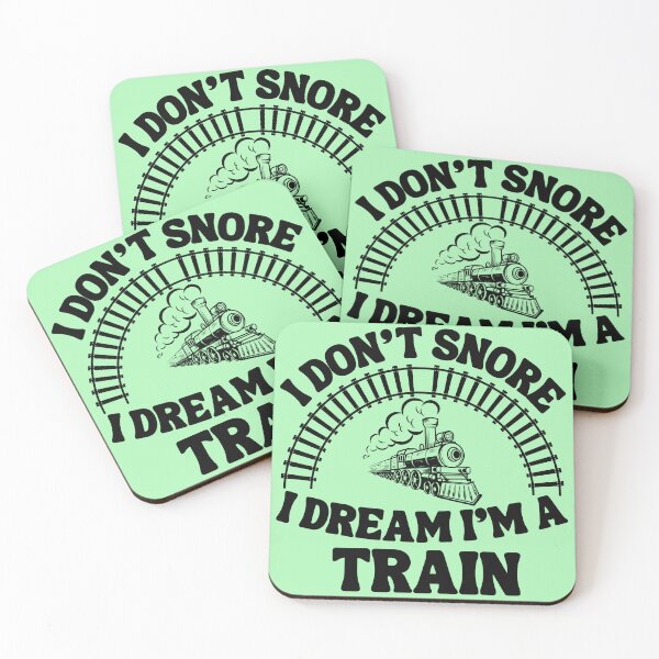 Item preview, I Don't Snore I Dream I'm A Train designed and sold by Dabbing Turtle Designs.