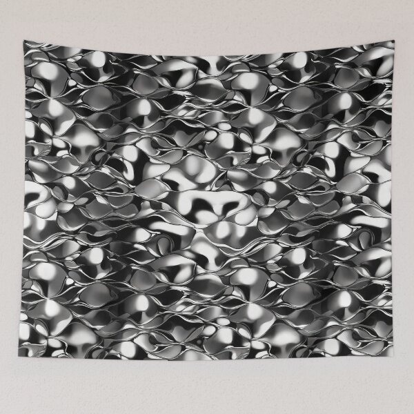 Item preview, Metallic Pattern: Silver Pattern designed and sold by CreativeSparkzz.
