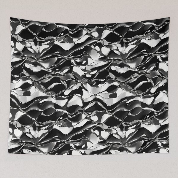 Item preview, Metallic Pattern: Silver Pattern designed and sold by CreativeSparkzz.