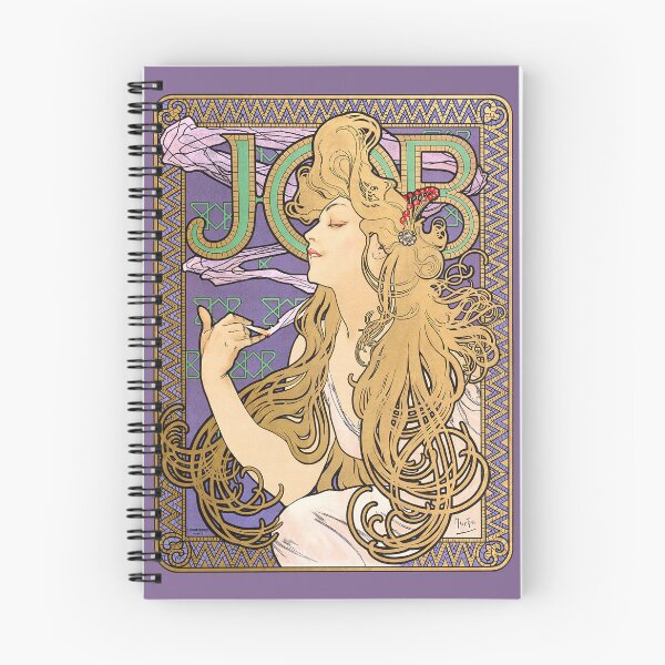 Artikelvorschau, JOB, von Alphonse Mucha. HOCHAUFLÖSEND entworfen und verkauft von MINDTHECHERRY.