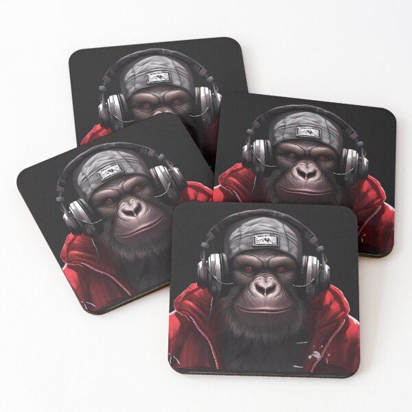 Item preview, Gorilla listening to music  designed and sold by By:MarcinK.