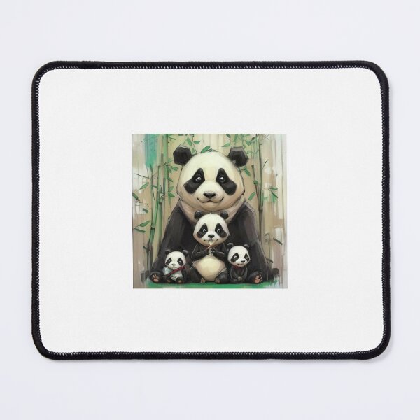 Item preview, panda family designed and sold by Invente.
