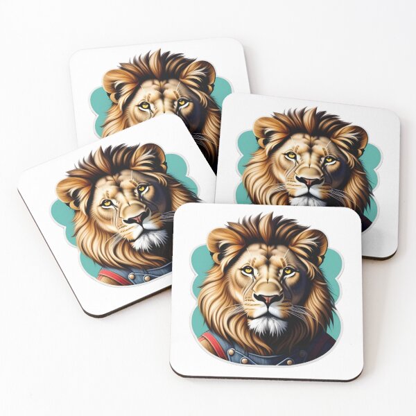 Item preview, Working lion in overalls designed and sold by kuhlartde.