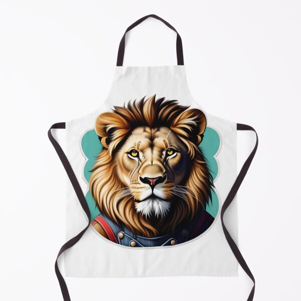 Item preview, Working lion in overalls designed and sold by kuhlartde.