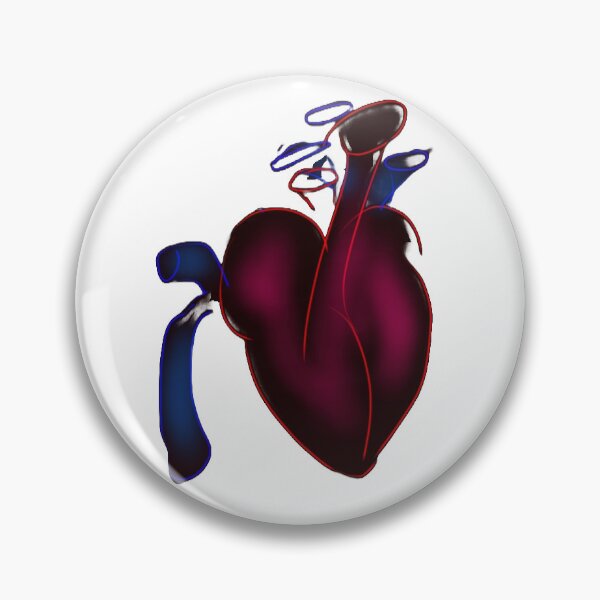 Item preview, Heart and Great Vessels Cartoon designed and sold by Creative Endeavors ..