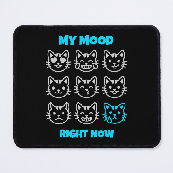 Item preview, My Mood Right Now: Blue Mood Feline designed and sold by bsilvia.