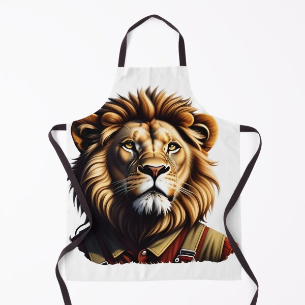 Item preview, Working lion in overalls designed and sold by kuhlartde.