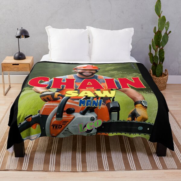 Chainsaw shops man blanket