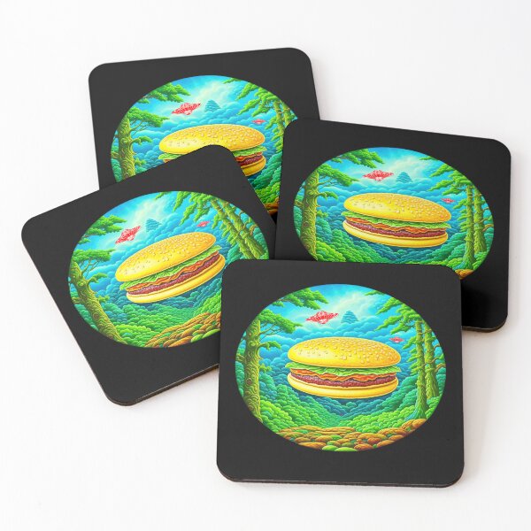 Item preview, UFO's Are Attracted To The Flying Burger designed and sold by Kechenoro.