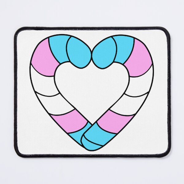 Item preview, Transgender Pride Candy Cane designed and sold by HarveyHandcraftsandDesigns.