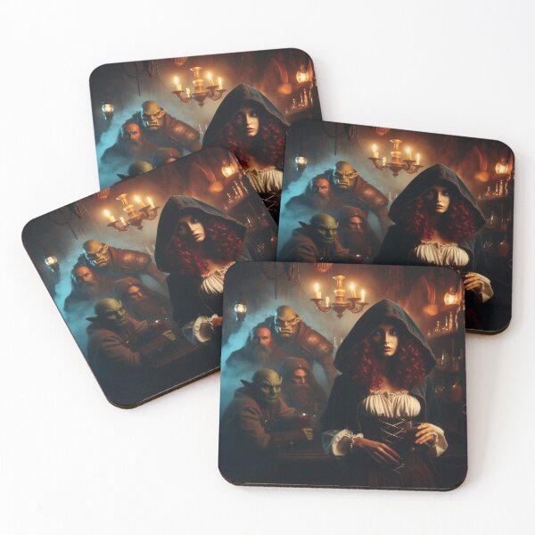 Item preview, DND Tavern - Rogue about to cause trouble designed and sold by Arcane Fantasy Art.