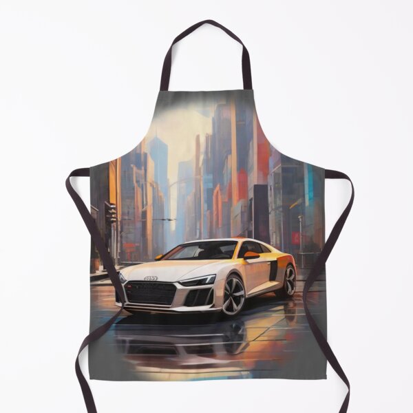 Item preview, "Alpine Glow: Elegance in Audi White" designed and sold by Mahilis.