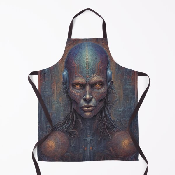 Item preview, Psychonaut Warrior, Psychedelic Abstract Portrait, Digital Art designed and sold by Burn-Ego.