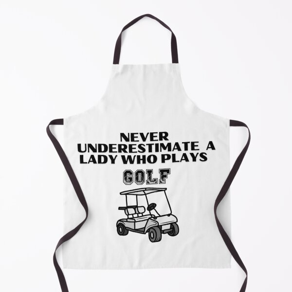 Item preview, Never Underestimate A Lady Who Plays Golf - Lady Plays Golf - Women Plays Golf Poster designed and sold by CYGIS STORE.