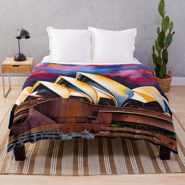 Item preview, Watercolour Of Sydney Opera House designed and sold by AIncredible.
