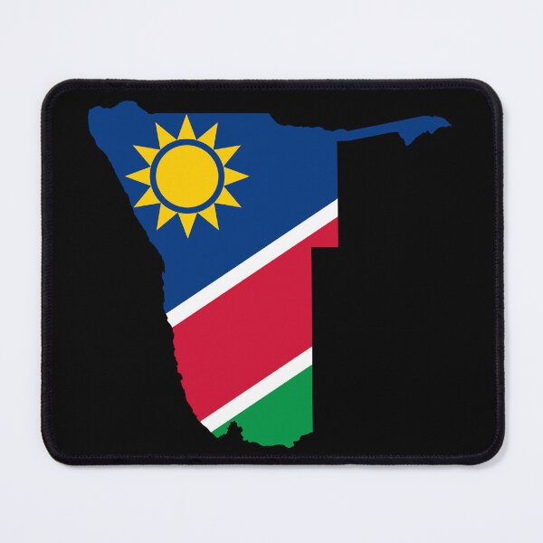 Item preview, Flag Map of Namibia designed and sold by feether-store.