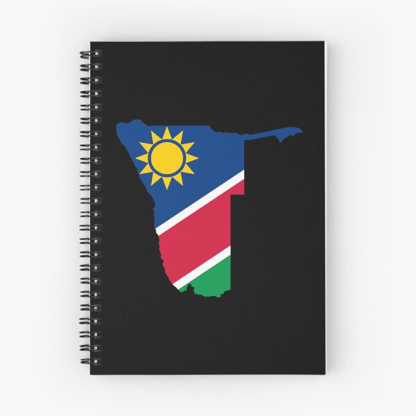 Item preview, Flag Map of Namibia designed and sold by feether-store.