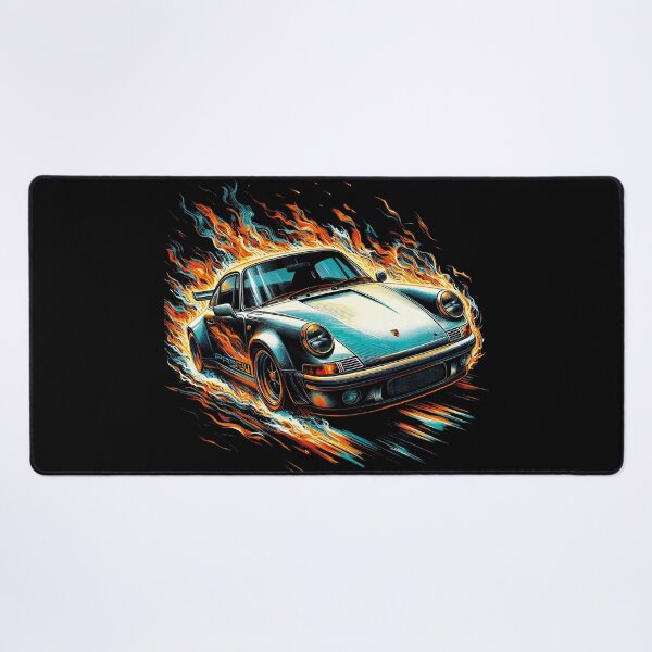 Item preview, Drifit Car fire Flames Automotive T-Shirts designed and sold by PrintyArts.