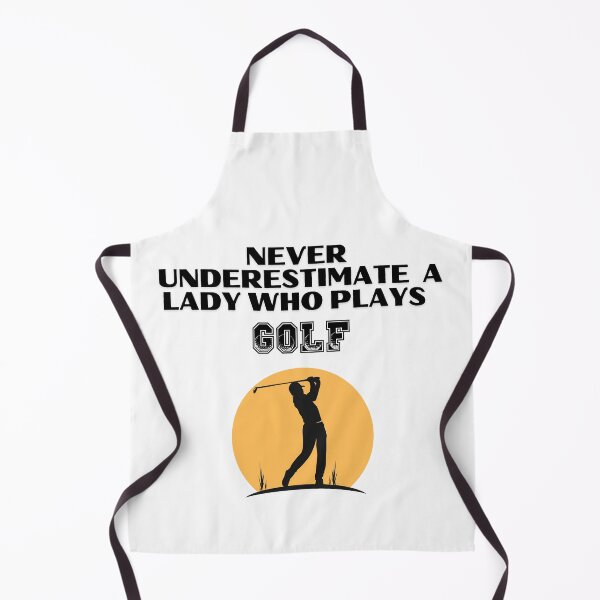 Item preview, Never Underestimate A Lady Who Plays Golf - Lady Plays Golf - Women Plays Golf Poster designed and sold by CYGIS STORE.