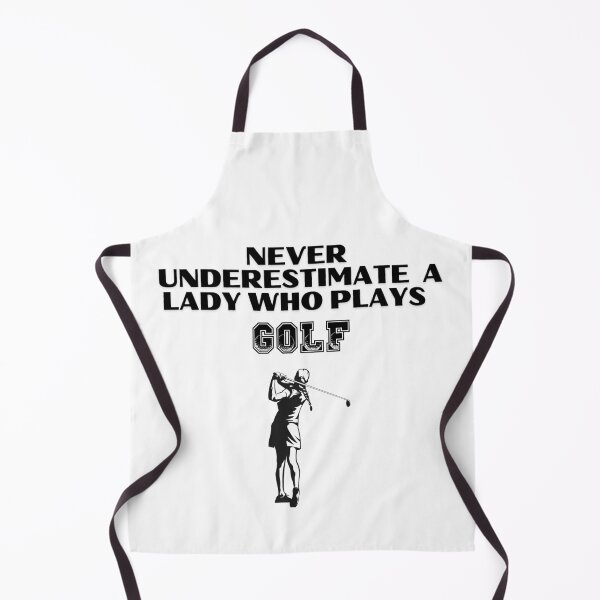 Item preview, Never Underestimate A Lady Who Plays Golf - Lady Plays Golf - Women Plays Golf Poster designed and sold by CYGIS STORE.