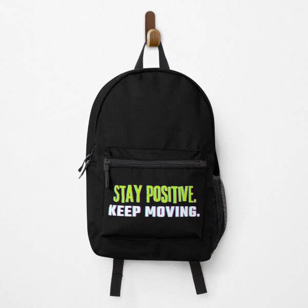 Item preview, "Stay Positive. Keep Moving." Text designed and sold by Bananobanini.