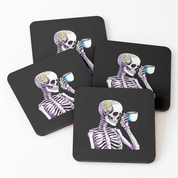Item preview, Funny Preppy Skeleton Quote human skeleton Colored bones designed and sold by Ouzgane.