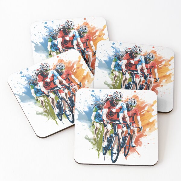 Item preview, three professional women cyclists designed and sold by javierparra.