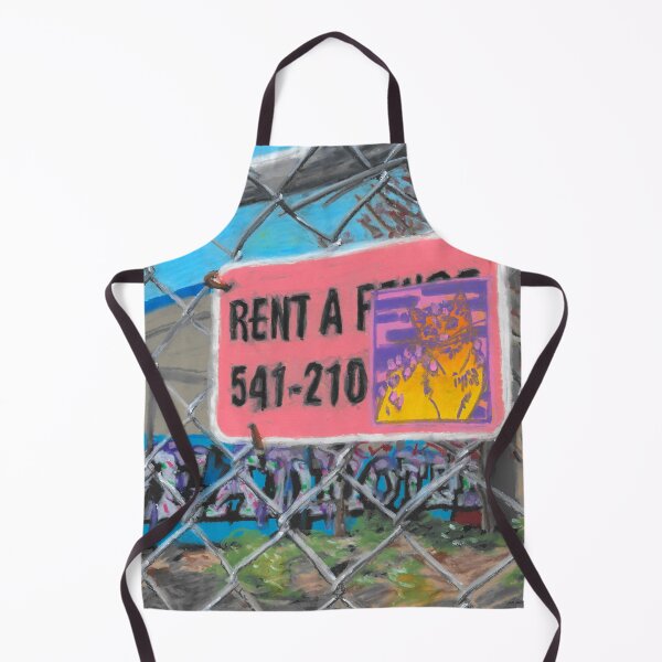 Item preview, Bottling Plant Fence with Sticker designed and sold by HiddenStash.