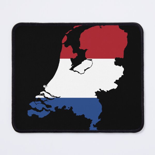 Item preview, Flag Map of Netherlands designed and sold by feether-store.