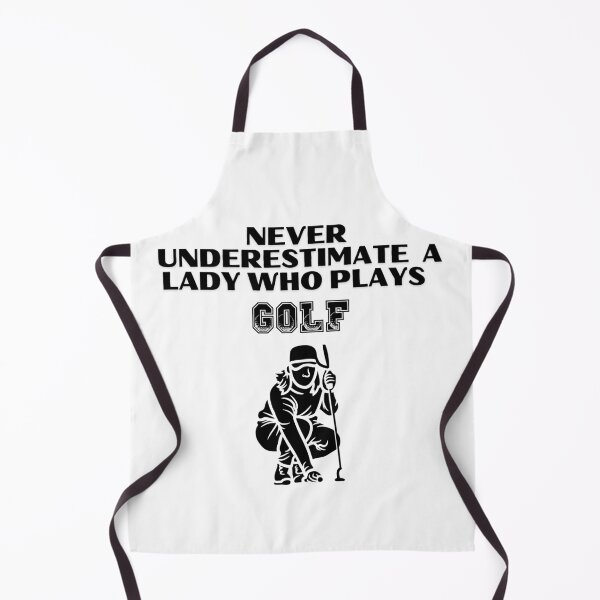 Item preview, Never Underestimate A Lady Who Plays Golf - Lady Plays Golf - Women Plays Golf Poster designed and sold by CYGIS STORE.