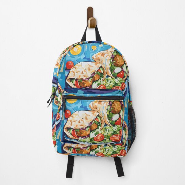 Item preview, Crispy Canvas- Abstract Expressionism in the World of Falafel- Healthy Vegan Food designed and sold by OlfactoART Studio.