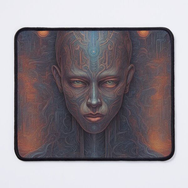 Item preview, From Above, Psychedelic Abstract Portrait, Digital Art designed and sold by Burn-Ego.