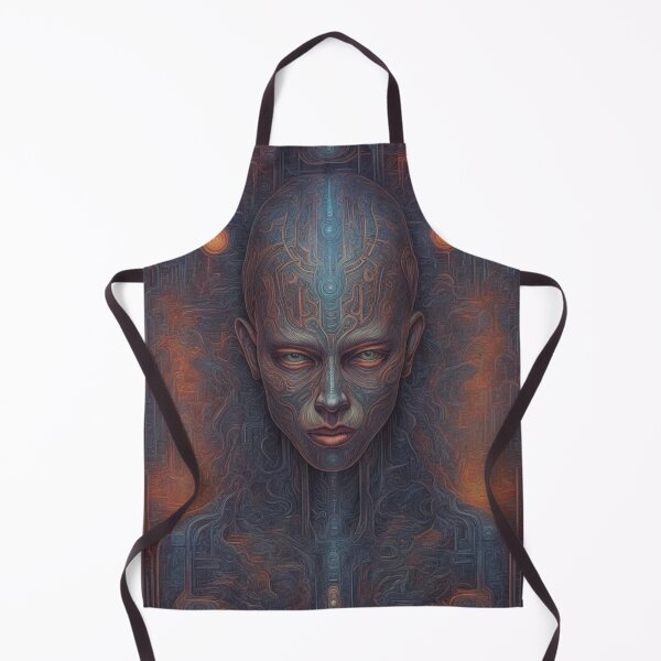 Item preview, From Above, Psychedelic Abstract Portrait, Digital Art designed and sold by Burn-Ego.
