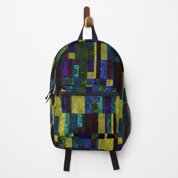 Item preview, bright textured grunge multi-colored random pixel pattern designed and sold by ArtistSunny.